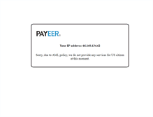 Tablet Screenshot of payeer.com